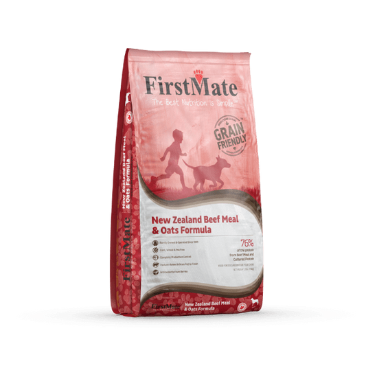 FirstMate Dog Dry Grain Friendly New Zealand Beef Meal & Oats 5#