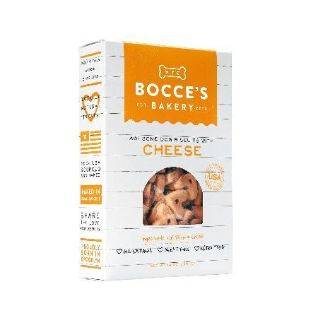 Bocce's Dog Treat Basics Cheese 14 oz Box
